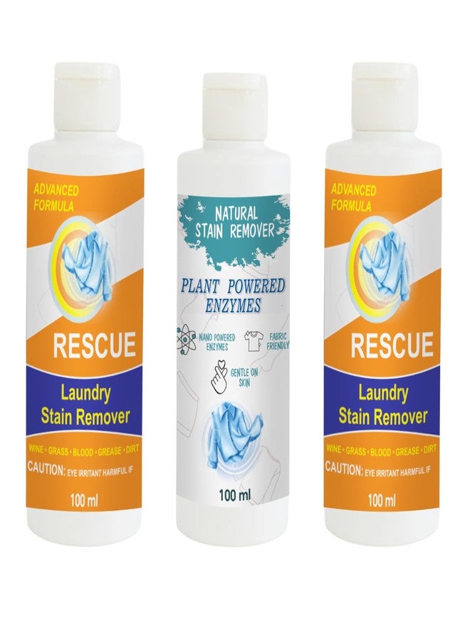 TOOVUS Stain Remover Combo Pack of Orange, Shirt and Orange Stain Remover | Multi-Surface Cleaning Solution for Clothes, Fabrics, Upholstery (100 g Each) - Image 1